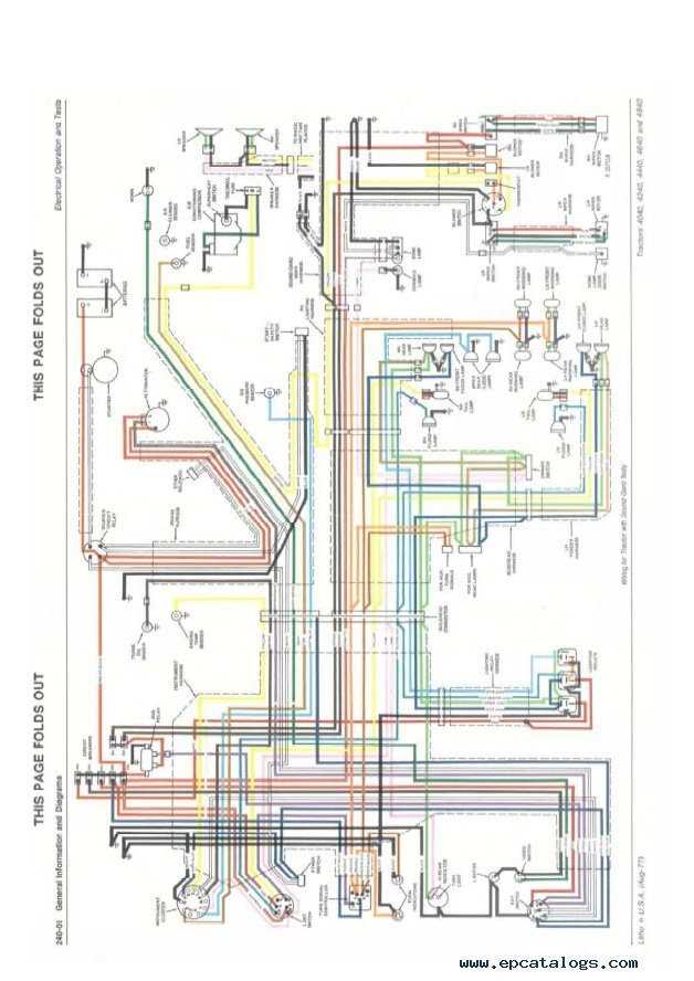 john deere 4640 parts diagram