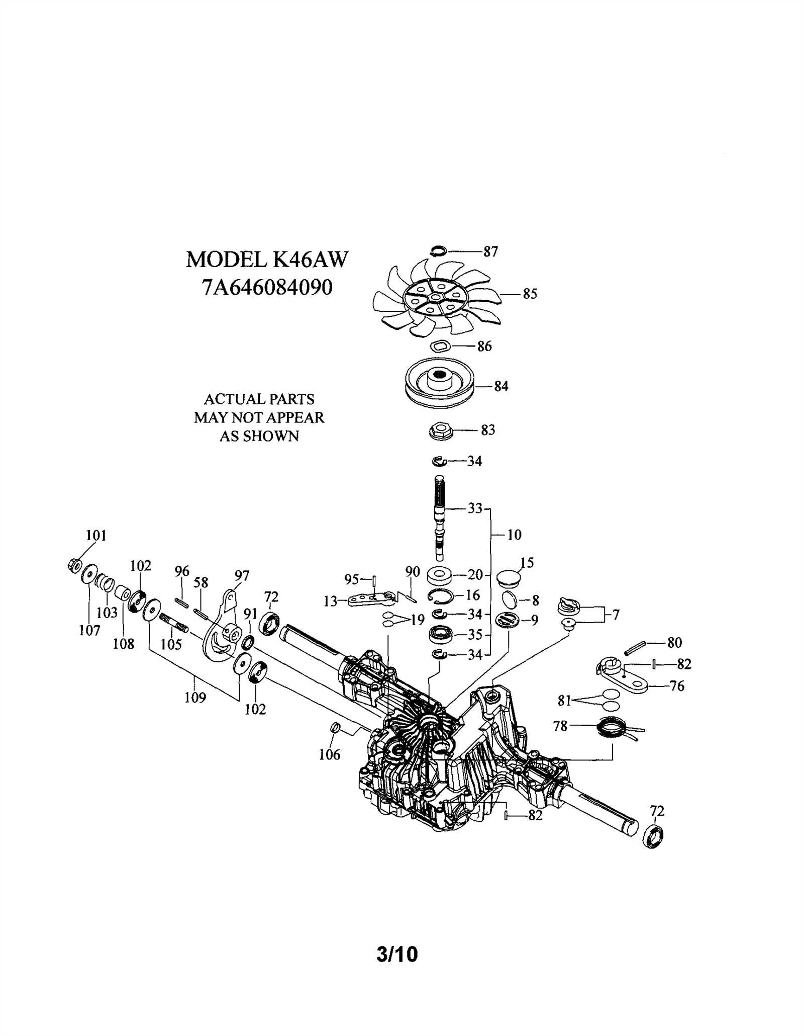 tuff torq k46ba parts diagram