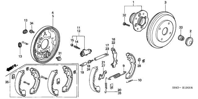 2001 honda accord parts diagram