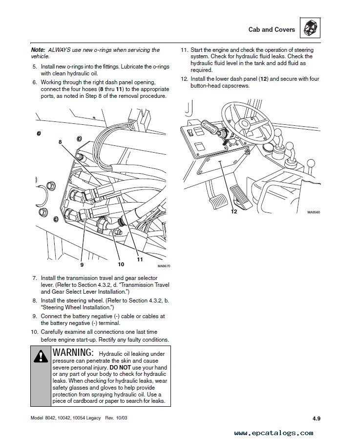 skytrak 8042 parts diagram