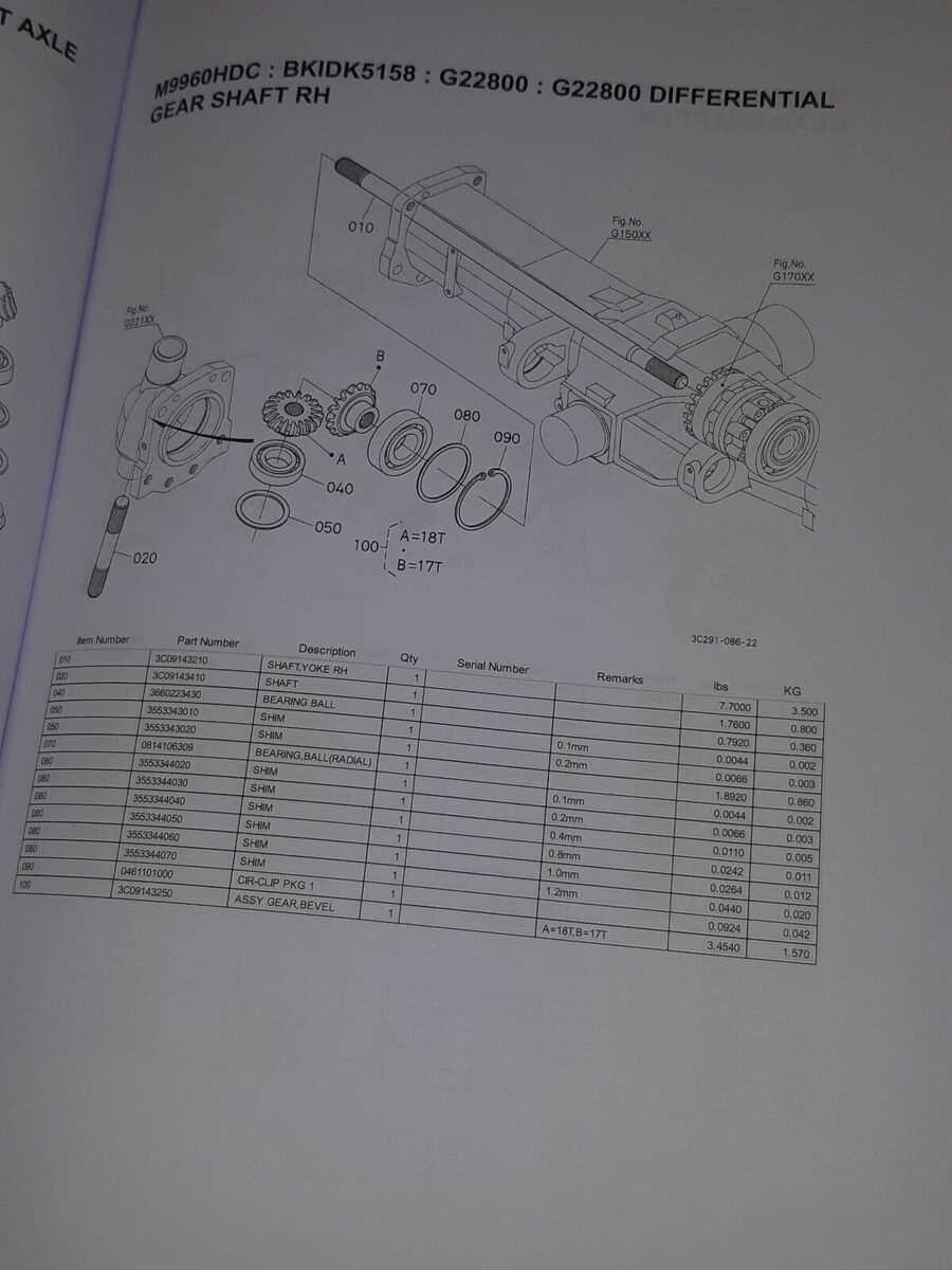 kubota t1400h parts diagram