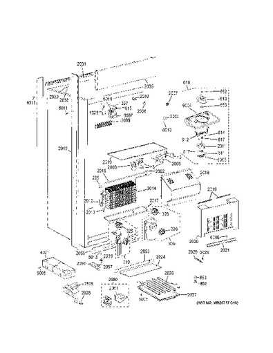 kenmore coldspot refrigerator parts diagram