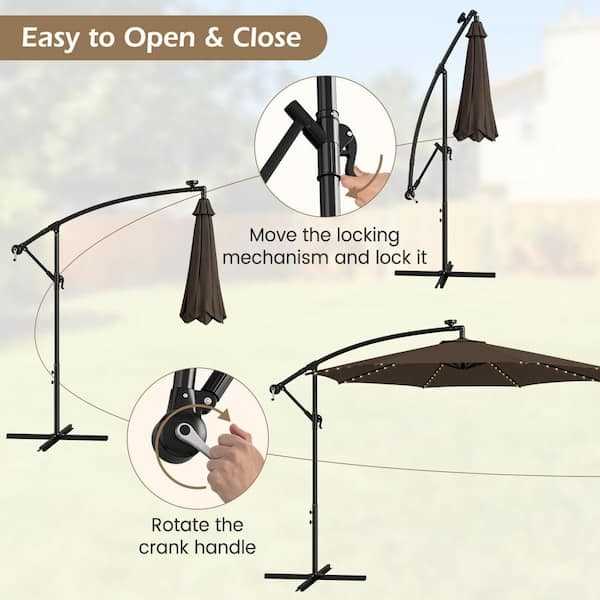 offset umbrella parts diagram