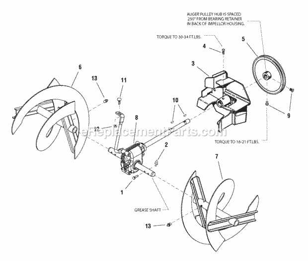 snapper snow blower parts diagram