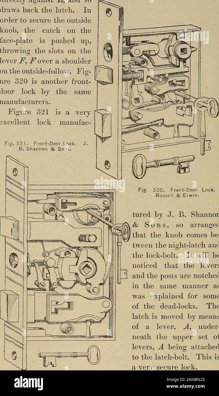 entry door parts diagram