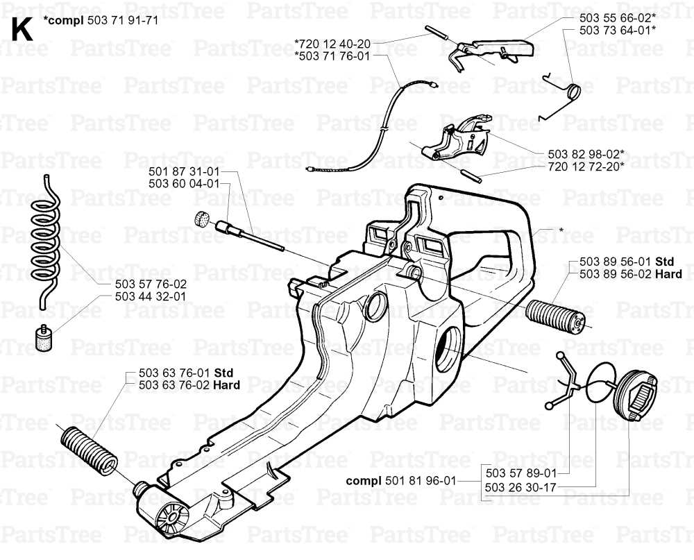 jonsered chainsaw parts diagram