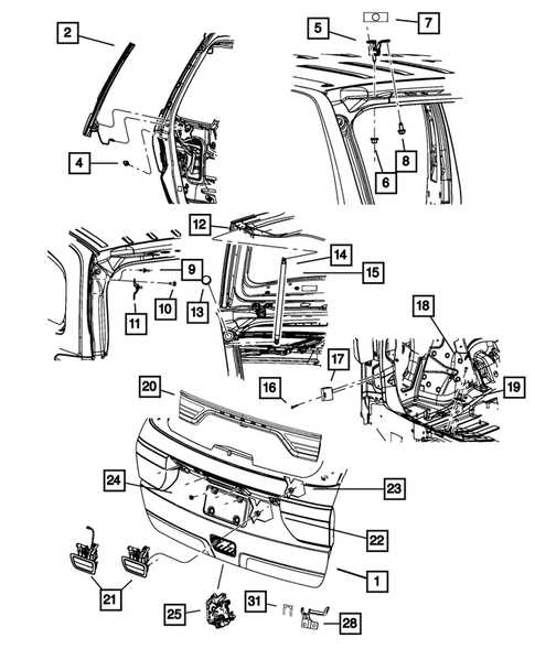 dodge durango parts diagram