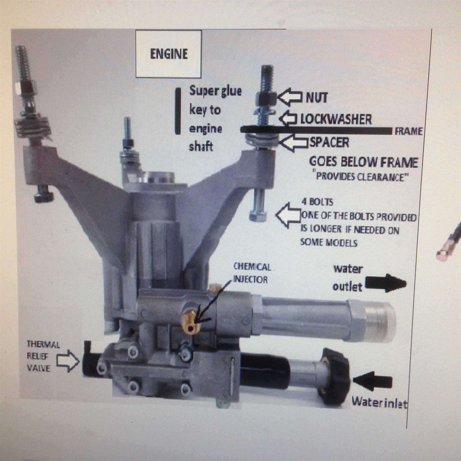 honda power washer parts diagram