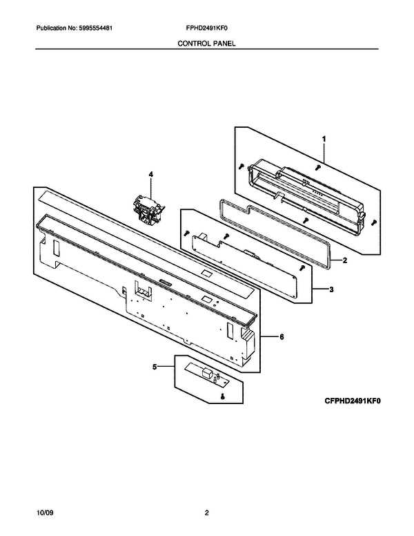 frigidaire professional dishwasher parts diagram