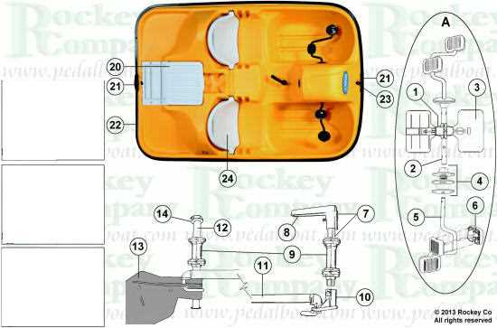 catamaran parts diagram