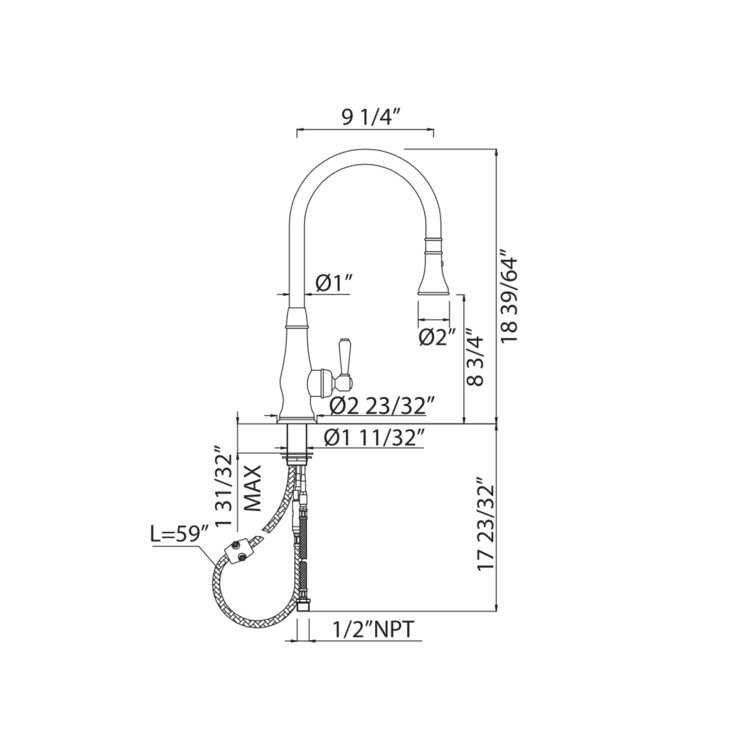 rohl faucet parts diagram