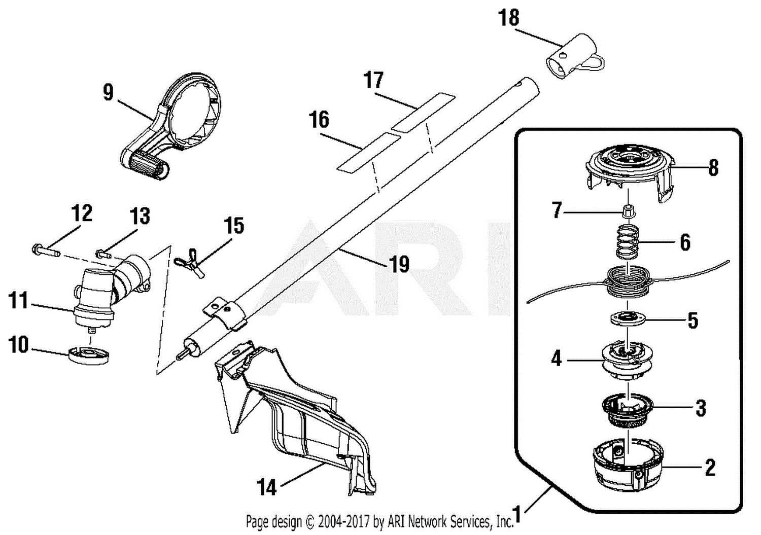 ryobi weed wacker parts diagram