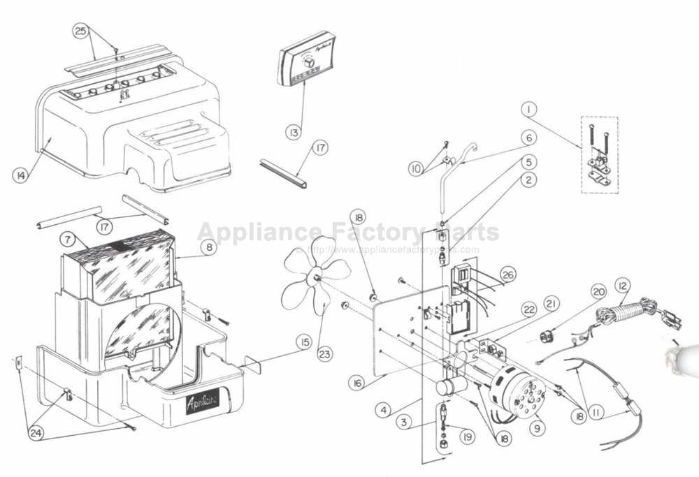 aprilaire 700 parts diagram