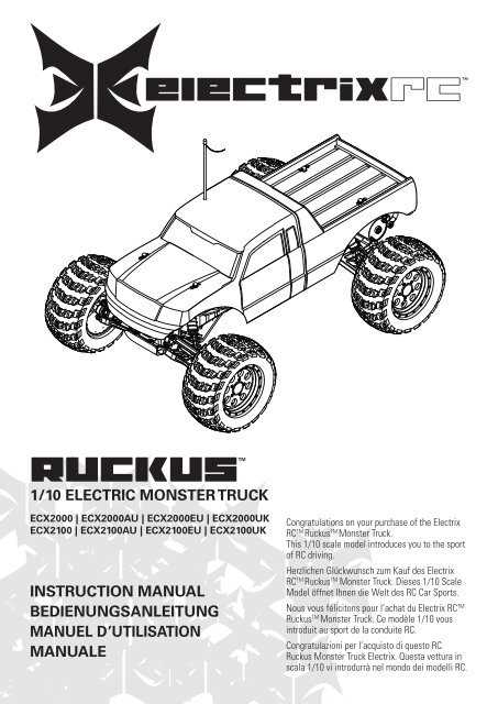 ecx torment 2wd parts diagram