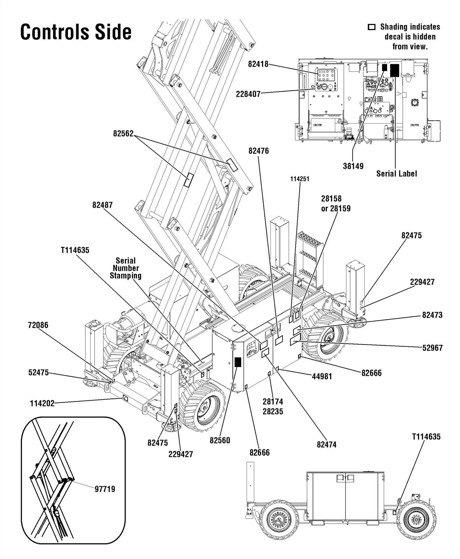 scissor parts diagram