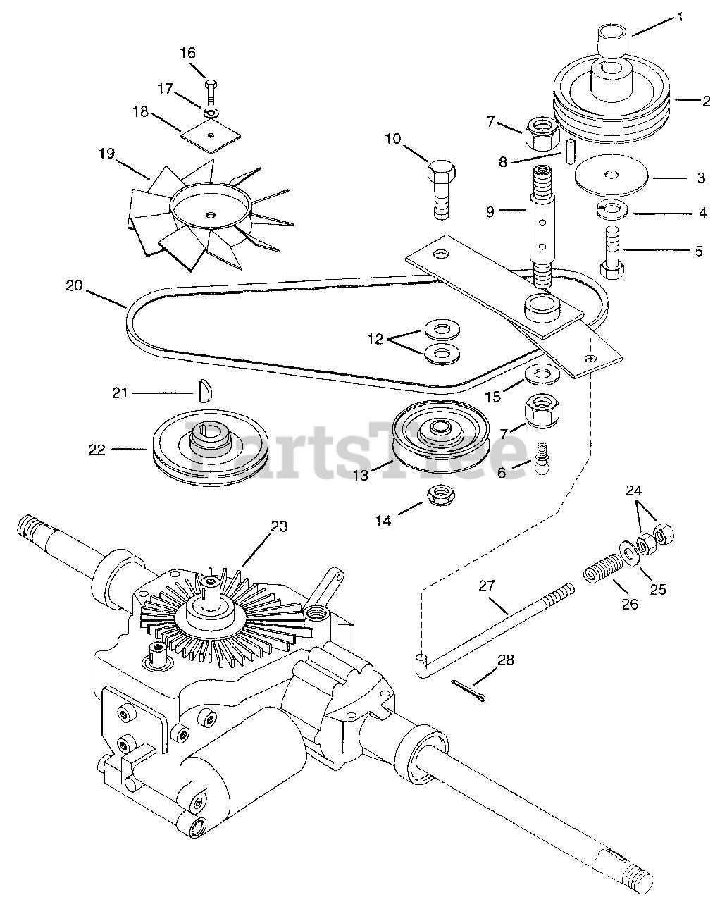 gravely parts diagram