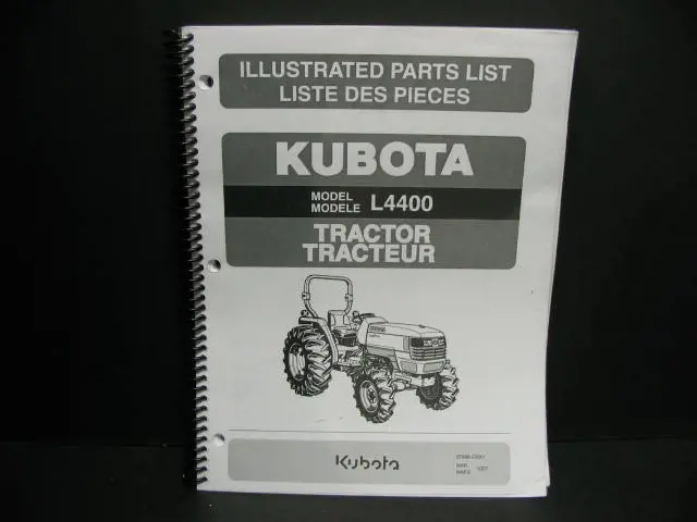 kubota l4400 parts diagram