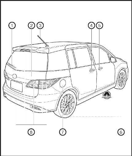 mazda 5 parts diagram