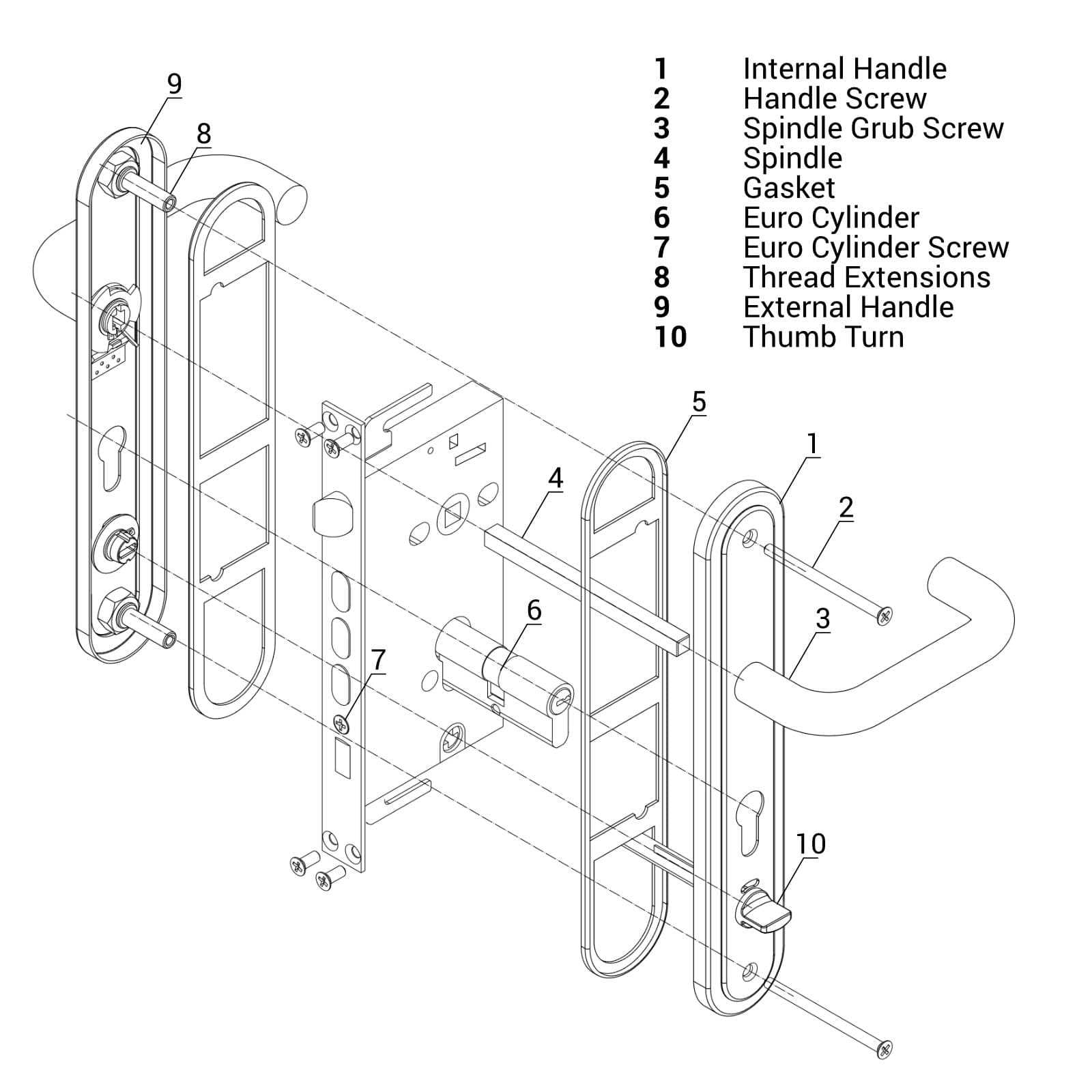 shipping container parts diagram