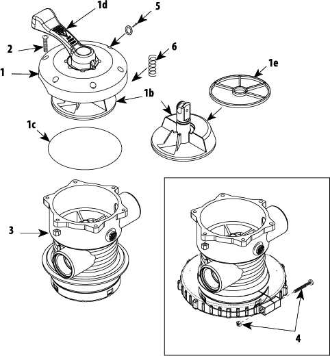 pool sand filter parts diagram