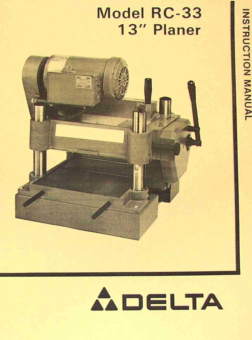 delta planer parts diagram