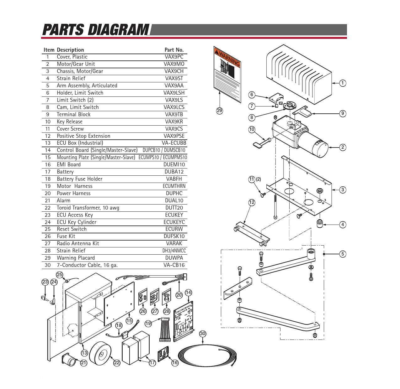 viking parts diagram