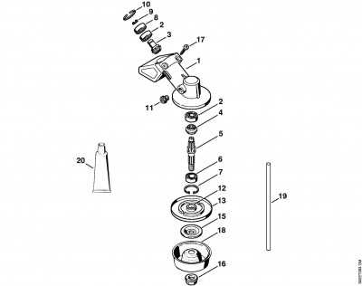 stihl fs 76 trimmer parts diagram