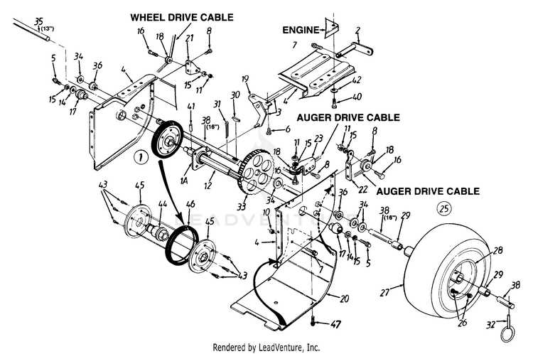 white snowblower parts diagram