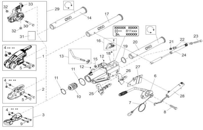 trailer coupler parts diagram