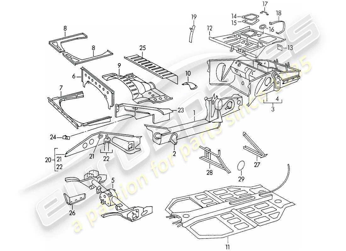 picture frame parts diagram