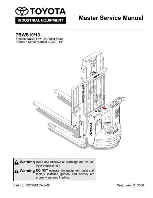 manual pallet jack parts diagram