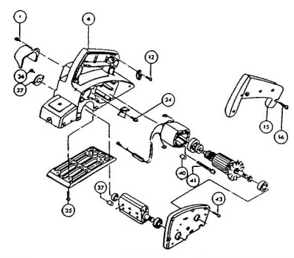 makita planer parts diagram