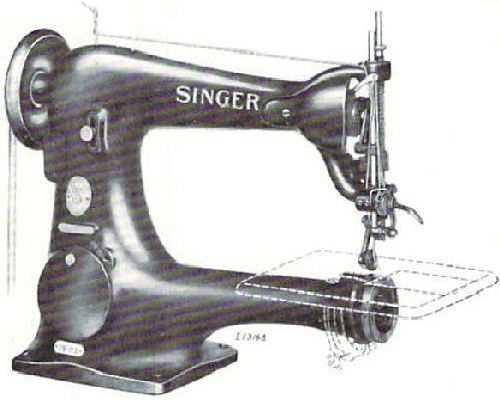 vintage singer sewing machine parts diagram