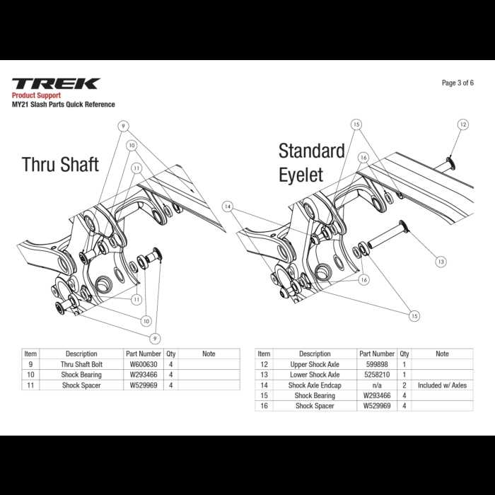 trek slash parts diagram