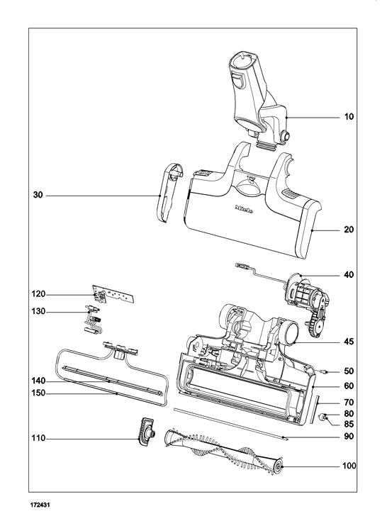 miele triflex hx1 parts diagram