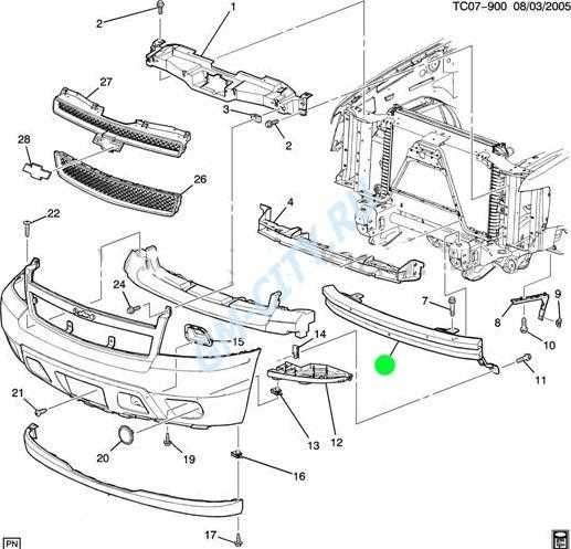 chevy avalanche parts diagram