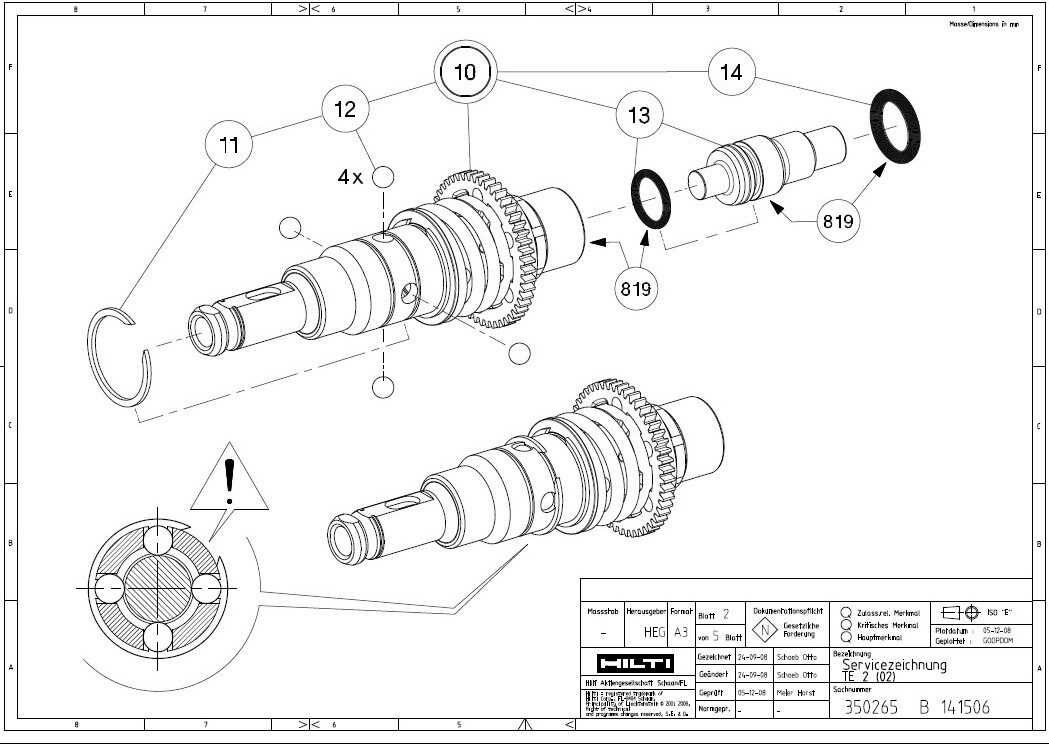 hilti te 2000 avr parts diagram