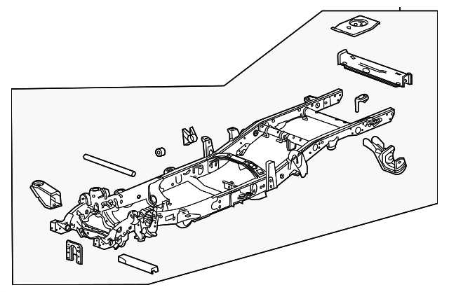 car frame parts diagram