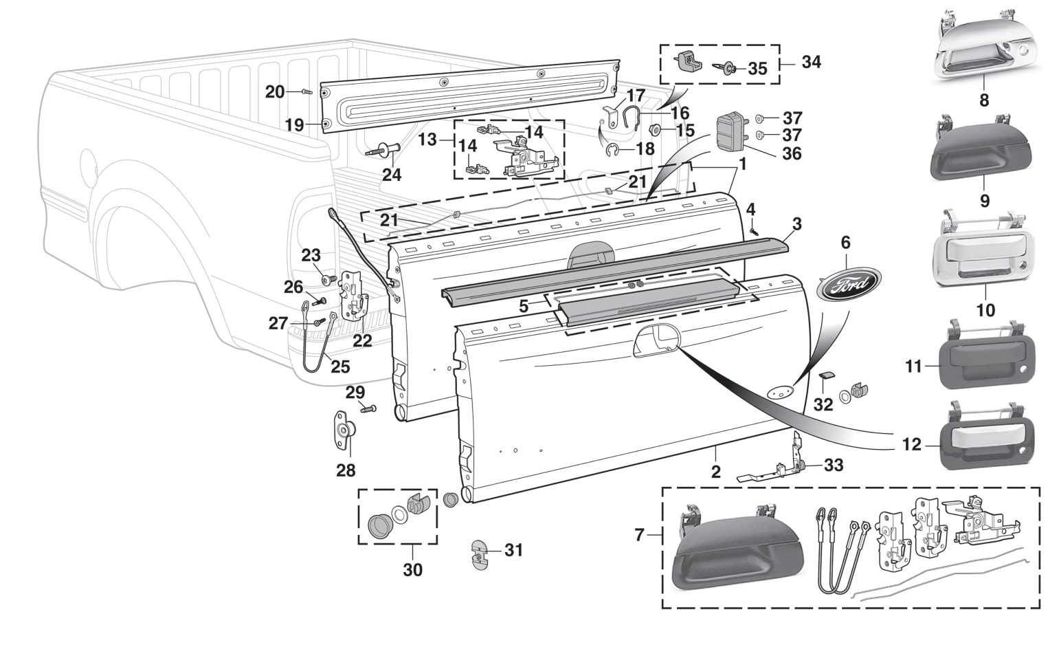 ford f 450 parts diagram