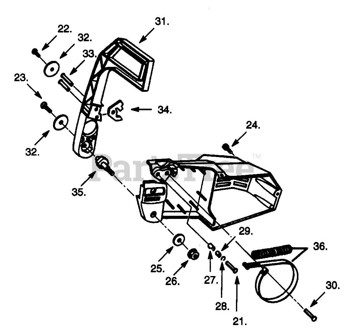 poulan pro 42cc chainsaw parts diagram