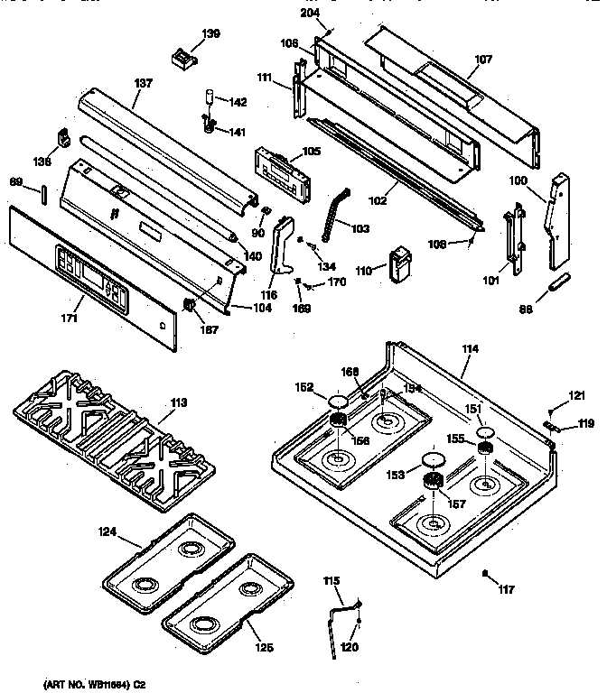 ge xl44 parts diagram