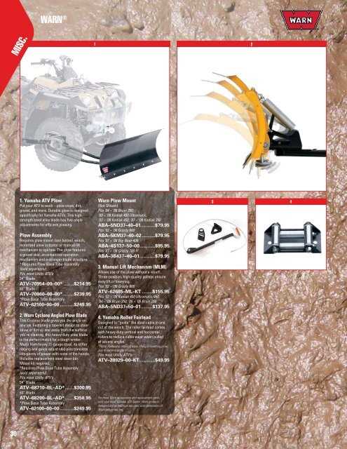 warn plow parts diagram