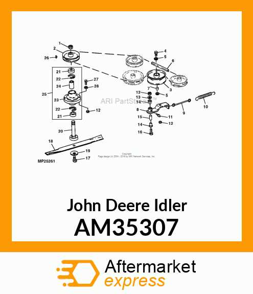 john deere 160 lawn tractor parts diagram