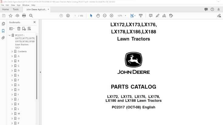 lx176 parts diagram