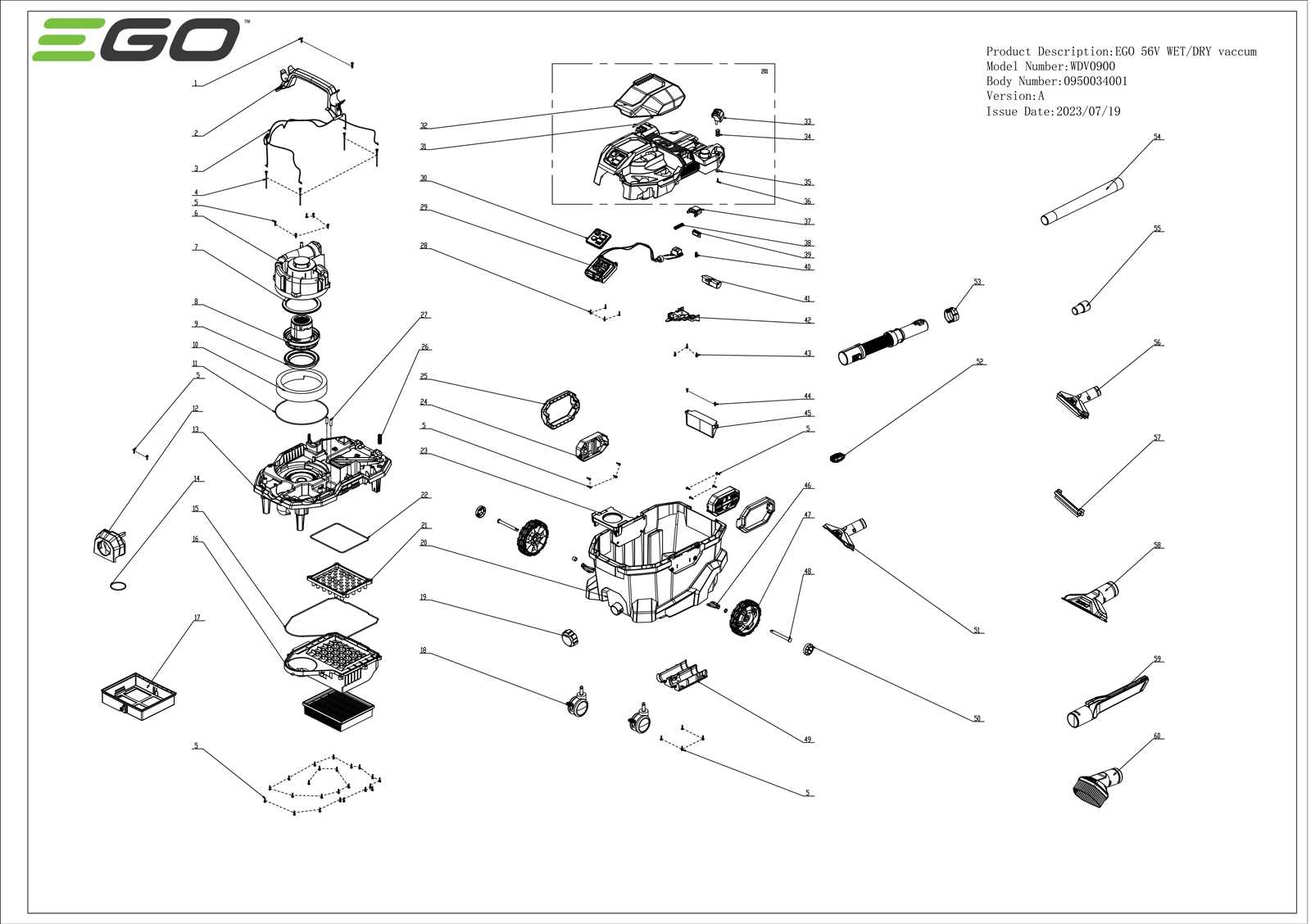 mantis 20 tiller parts diagram