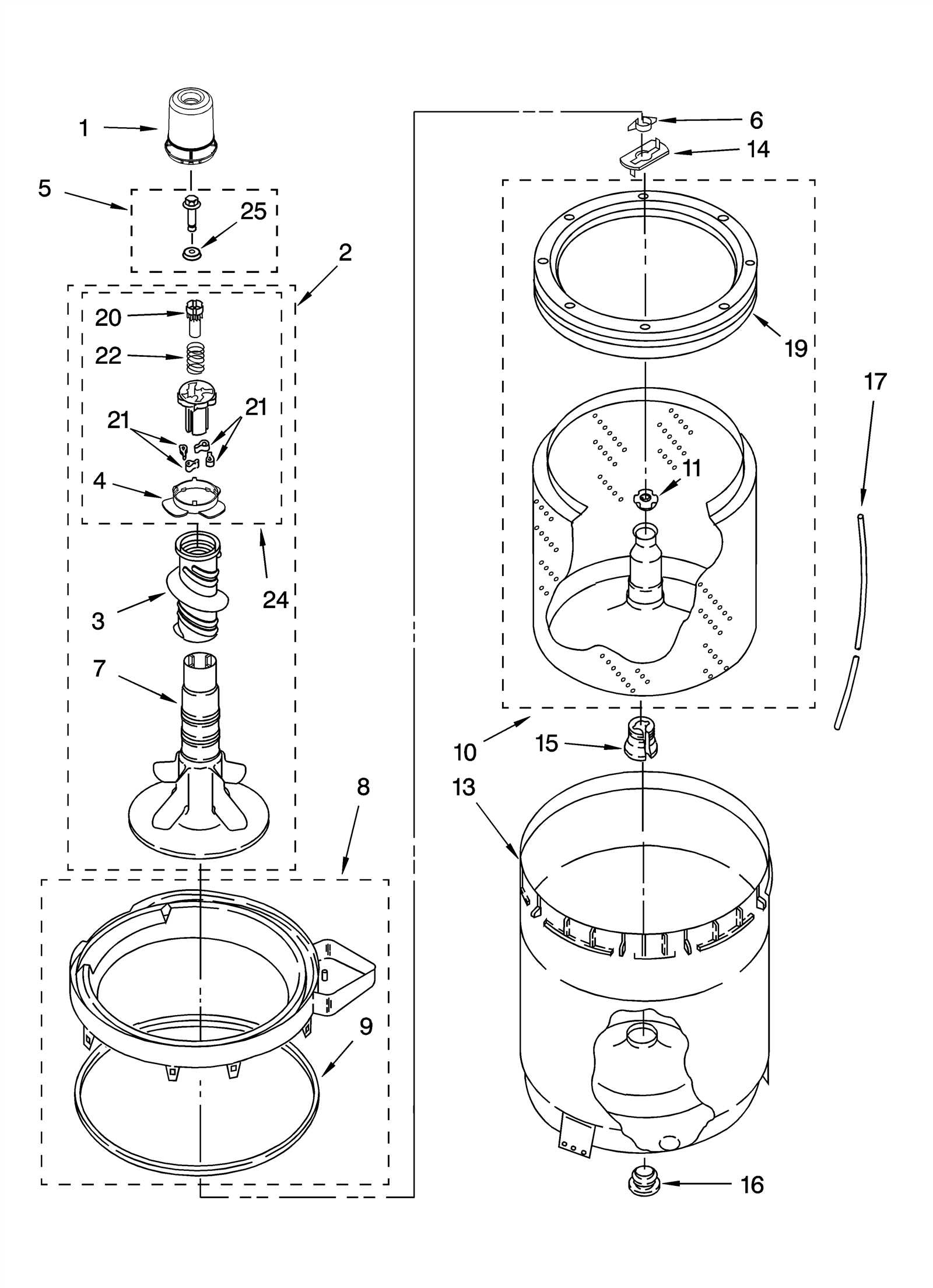 kenmore 665 parts diagram