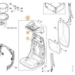 stihl sr 450 parts diagram