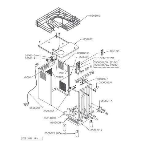 hoshizaki ice machine parts diagram