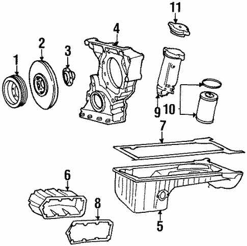 mercedes benz engine parts diagram