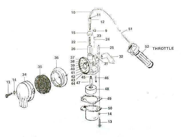 2 stroke engine parts diagram